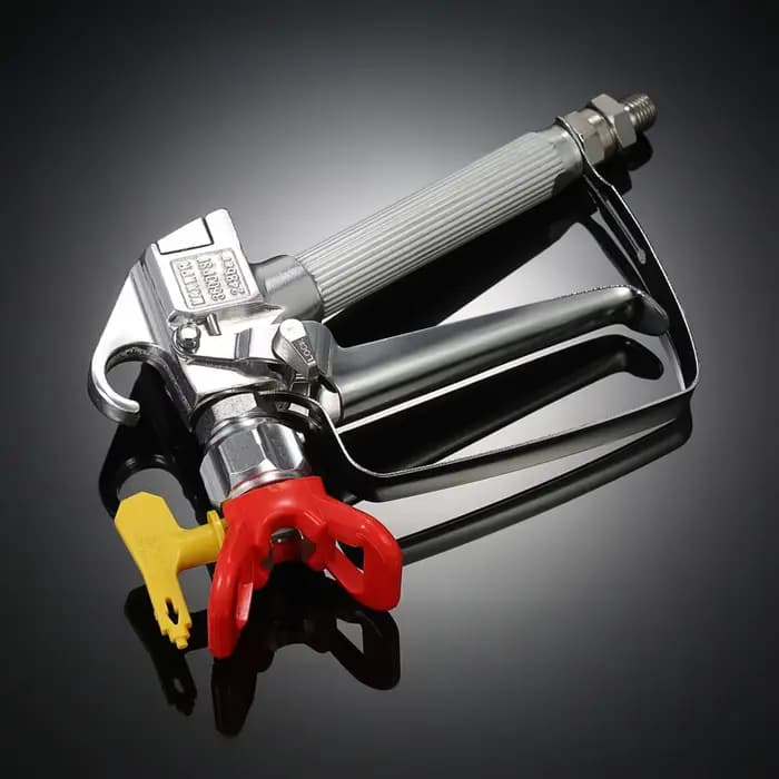 Pistolet de pulvérisation de peinture sans air haute pression rouge 3600 PSI avec buse de pulvérisat