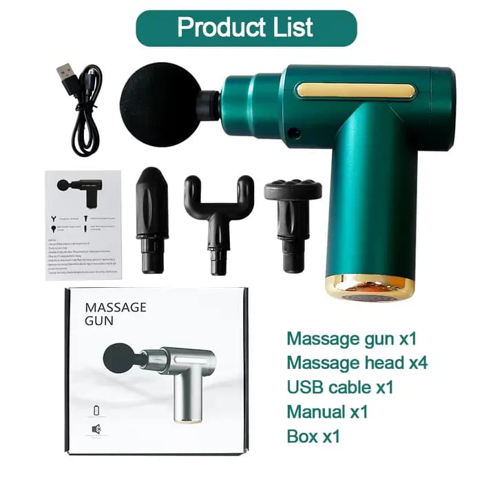 Pistolet de Massage professionnel, choc électrique, Relaxation musculaire, Vibration, masseur de Fit