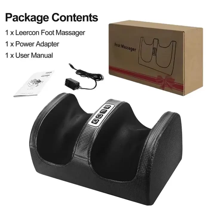 Masseur de pieds chauffant électrique avec thérapie par compression chaude, rouleaux de pétrissage S