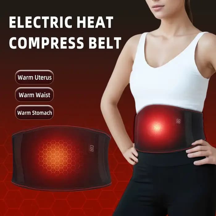 Ceinture de soutien lombaire chauffante avec Massage vibrant pour soulager les douleurs dans le bas 