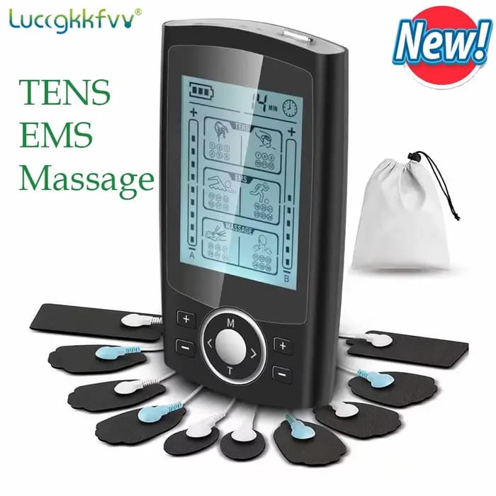 Stimulateur musculaire TENS, 36 modes, électrostimulateur EMS, acupuncture, massage corporel, thérap