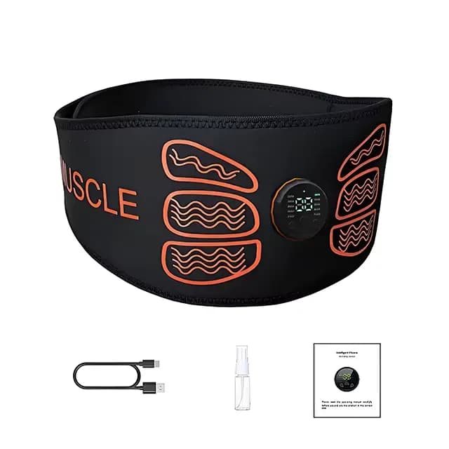 Tonique musculaire abdominal EMS stimulateur musculaire ceinture tonifiante électrique entraîneur de