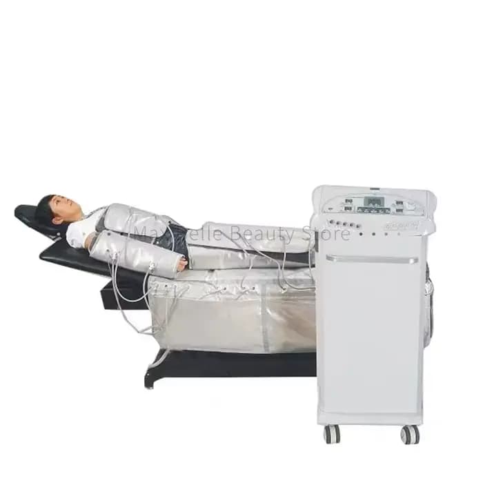 Thérapie par pression d'air, traitement amincissant par infrarouge lointain pour le drainage lymphat