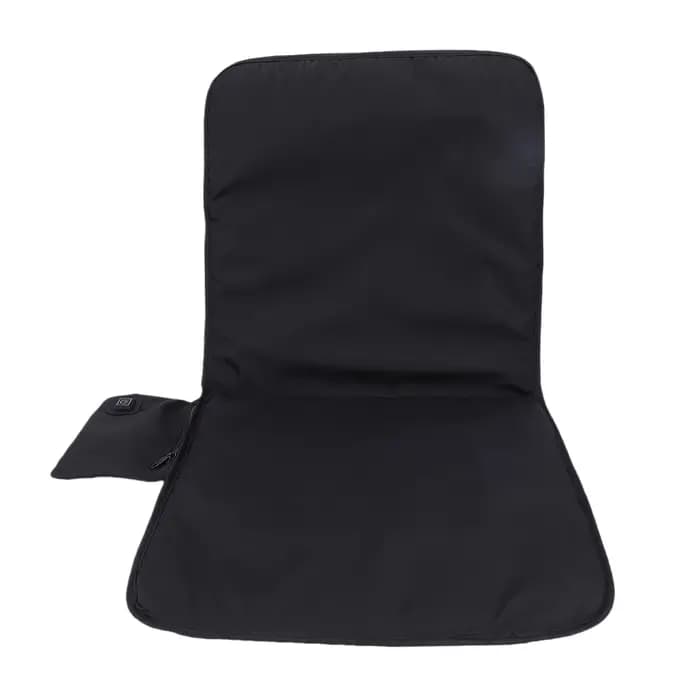 Coussin de siège chauffant noir, coussin de siège chauffant USB avec 3 réglages de chaleur pour chai