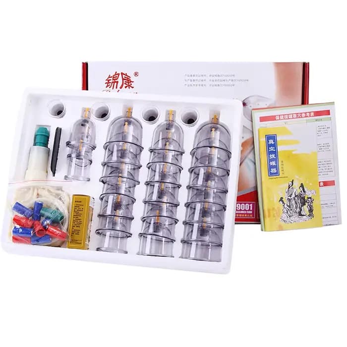 Ensemble de thérapie par ventouses sous vide, ventouses, pots de physiothérapie, médecine chinoise, 