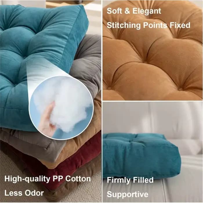 Oreiller de sol carré, coussin de siège de méditation, siège de Yoga, oreillers à genoux, coussins é