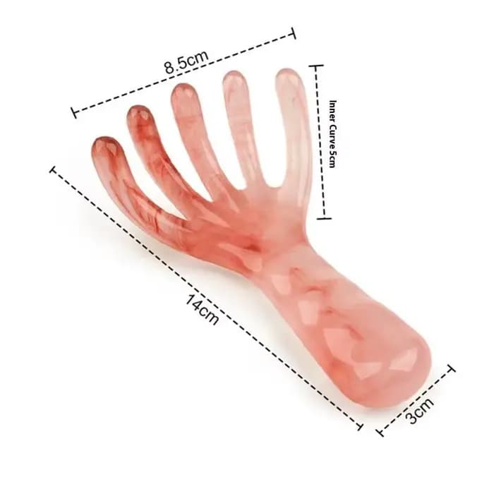 Masseur de cuir chevelu et de dos, 1 pièce, grattoir de tête, SPA Portable, pour une Relaxation prof