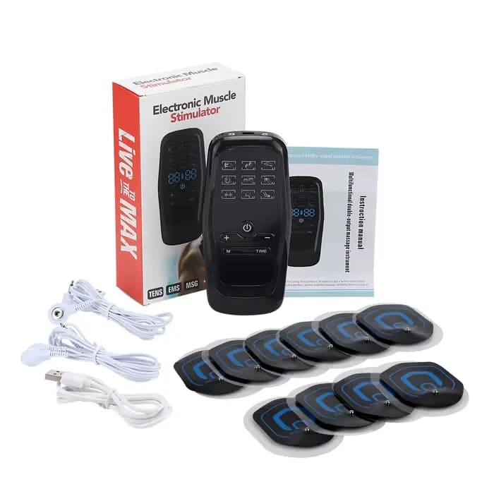 Stimulateur musculaire électrique EMS, acupuncture, massage corporel, physiothérapie, TENS, thérapie