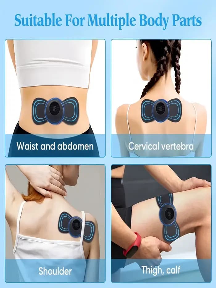 Masseur électrique EMS pour le cou, Mini Patch Cervical pour le dos, stimulateur, tapis de Massage, 
