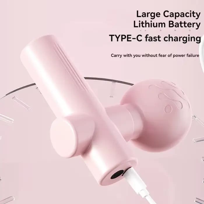 2025 nouveau USB Mini pistolet de Massage Fascia Machine Relaxation musculaire pistolet vibrant tige
