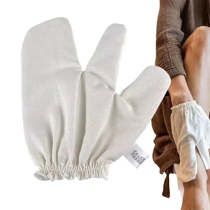 Gants de massage en soie brute Garshana, exfoliants et pour drainage lymphatique, antidérapants, out