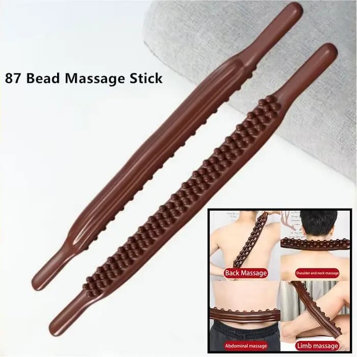 Bâton de massage pour drainage lymphatique en plastique – Outil de thérapie pour le cou, le dos, la 