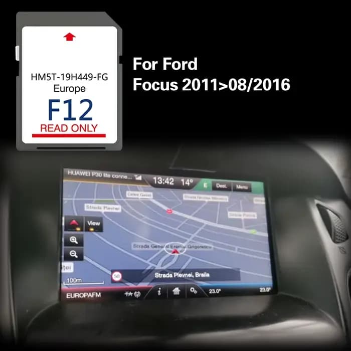 Carte mémoire de route pour Ford Focus 2011 – 08/6, navigation GPS, norvège, russie, couverture San 