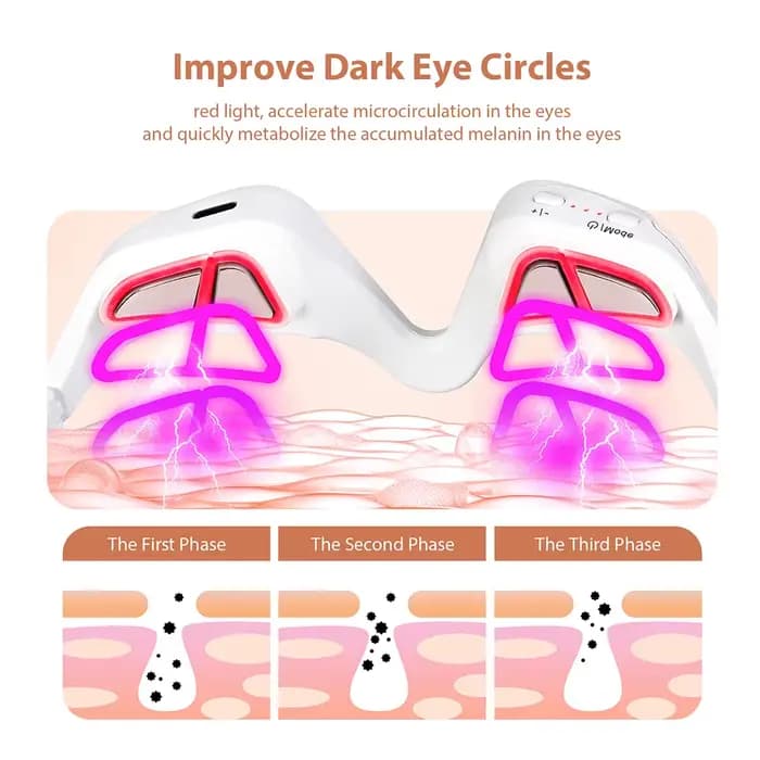 Masseur oculaire, élimination des cernes, sac pour les yeux, soins oculaires, Machine de beauté