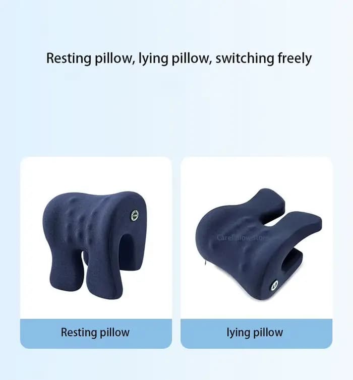 Appui-tête orthopédique en mousse à mémoire de forme, soutien du cou, repose-bureau, pause déjeuner,