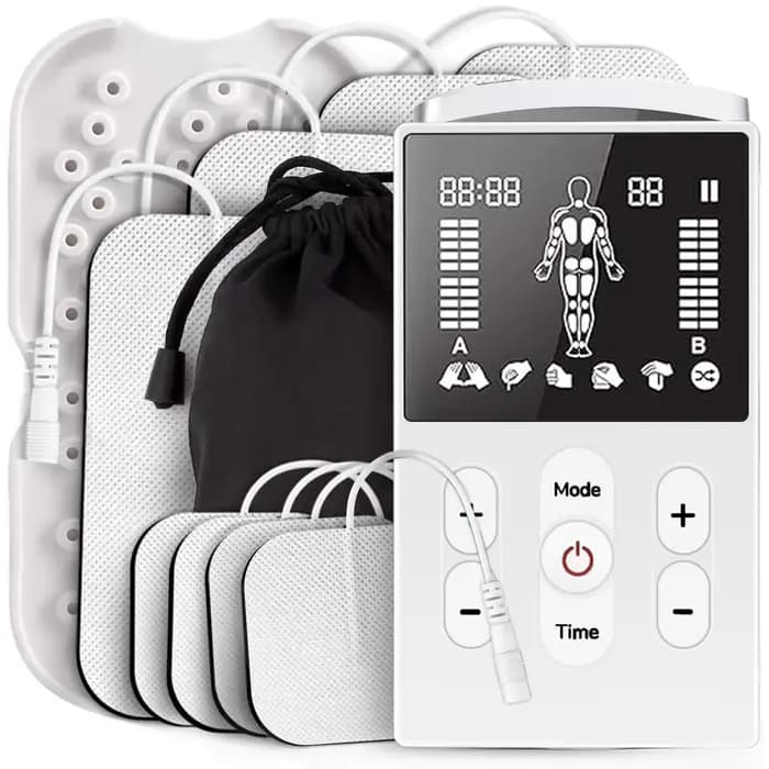 Stimulateur musculaire TENS, appareil de massage EMS pour soulager les douleurs aux épaules, au cou,