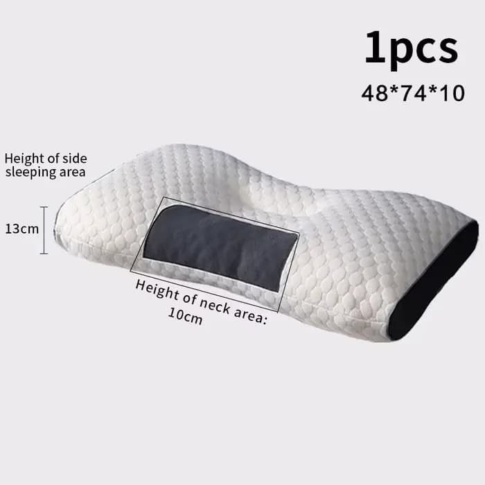 Oreiller cervical pour aider à dormir et protéger le cou, orthopédique domestique en Fiber de soja, 