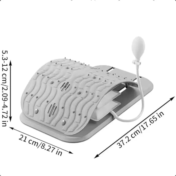 Matelas de compression d'air réglable à plusieurs niveaux pour le dos, dispositif de décompression v