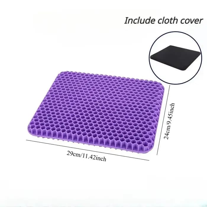 Coussin de siège en Gel Double épaisseur, coussin d'été en Gel d'œuf pour soulager la pression, cous