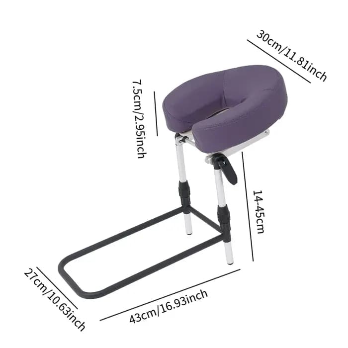 Kit de repose-tête de Massage, berceau de tête et Support de repos du visage, appui-tête réglable, o