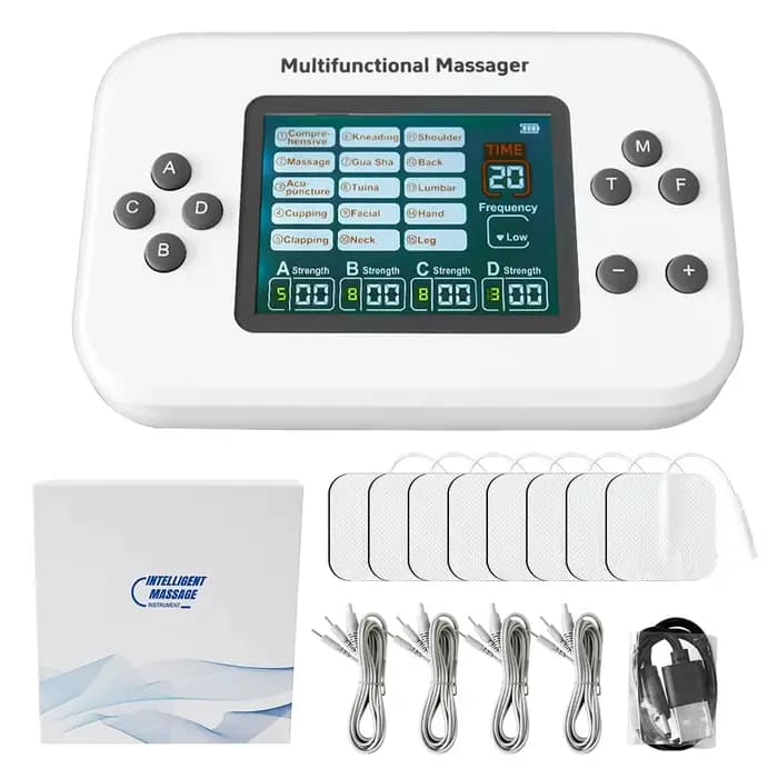 Tuhopeta – unité TENS professionnelle, 15 Modes, stimulateur musculaire avec 4 sorties, masseur de p