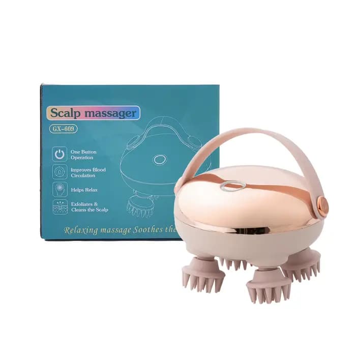 Instrument de Massage de tête masseur de tête Rechargeable cuir chevelu Stress Relax Massage corpore