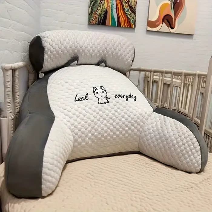 Oreiller de lecture réglable, coussin de soutien ergonomique pour le dos, pour lit/canapé/sol, Desig