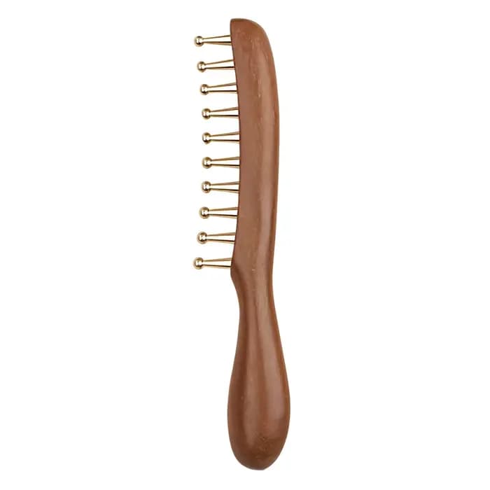 Peigne de massage des méridiens à dix dents, peigne de massage du cuir chevelu, masseur de tête Gua 