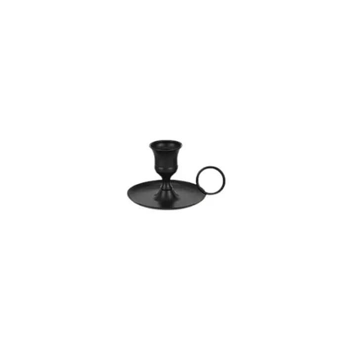 Élégant porte-bougie en métal pour bureau ; Ornement parfait pour les occasions festives et les mari