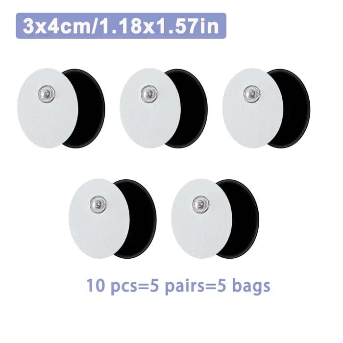 Électrodes TENS pour électrostimulation musculaire, patchs auto-adhésifs, accessoires de masseur à i