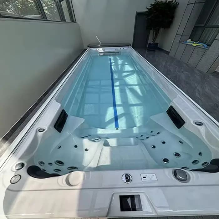 Piscine Spa Extérieure Autoportante de 12 m Certifiée CE, Baignoire Spa à Hydromassage Personnalisée