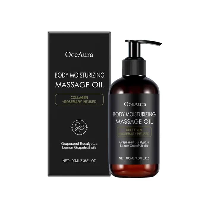 Huile de Massage hydratante pour le corps, nourrissante, lissante, réduit la sécheresse, huile de ro