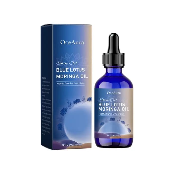 Huile de Massage au Lotus bleu anti-Stress, hydrate en profondeur, apaise les muscles et favorise la