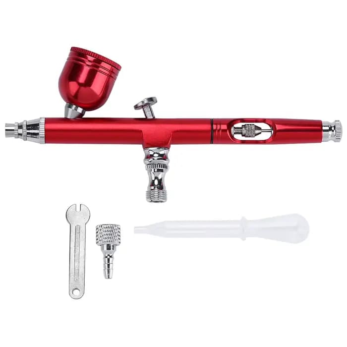 Pistolet de pulvérisation pour Nail Art, 2 couleurs, 0.3mm, alimentation par gravité, aérographe, pi
