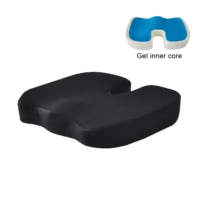 Coussin à mémoire orthopédique en Gel, coussin de siège en forme de U pour la maison et le bureau, c