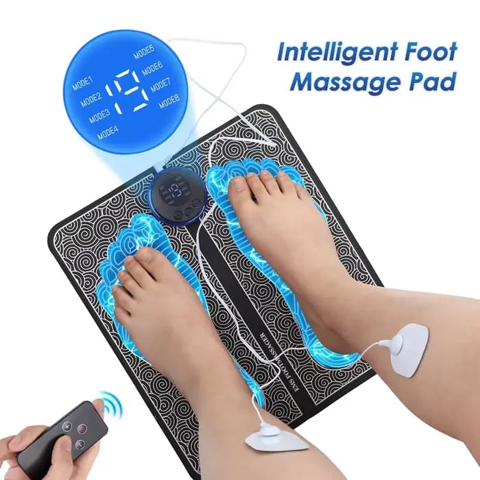 Semelle de massage électrique pour les pieds, coussin de massage, UNIS isseur musculaire, favorise l