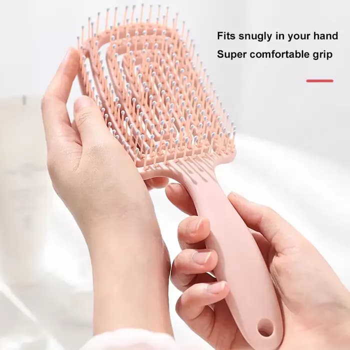 Ensemble de peignes de Massage élastiques relaxants, brosse à cheveux ajourée, peignes de Massage du