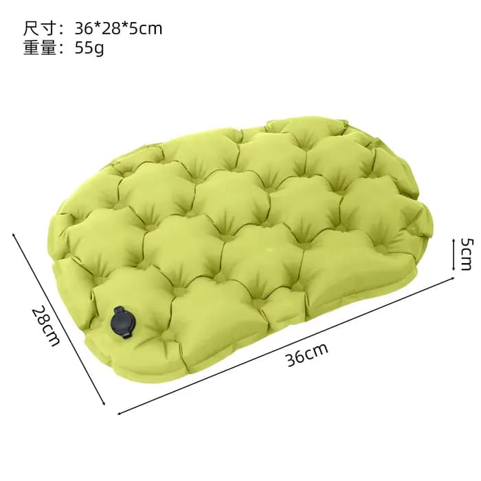 Coussin de siège gonflable en TPU, coussin d'air portable, respirant et confortable pour chaise de b