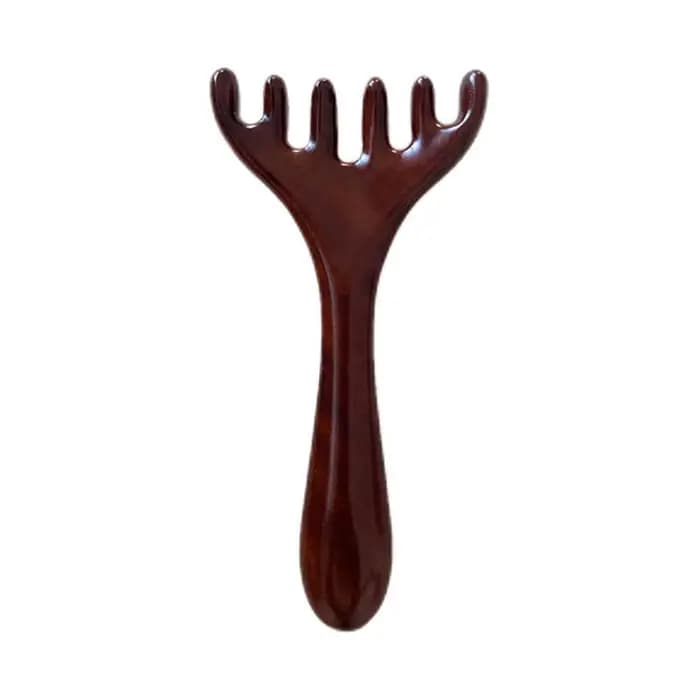 Peigne de massage du cuir chevelu multifonctionnel en forme de corne de cerf, outil de soin des chev