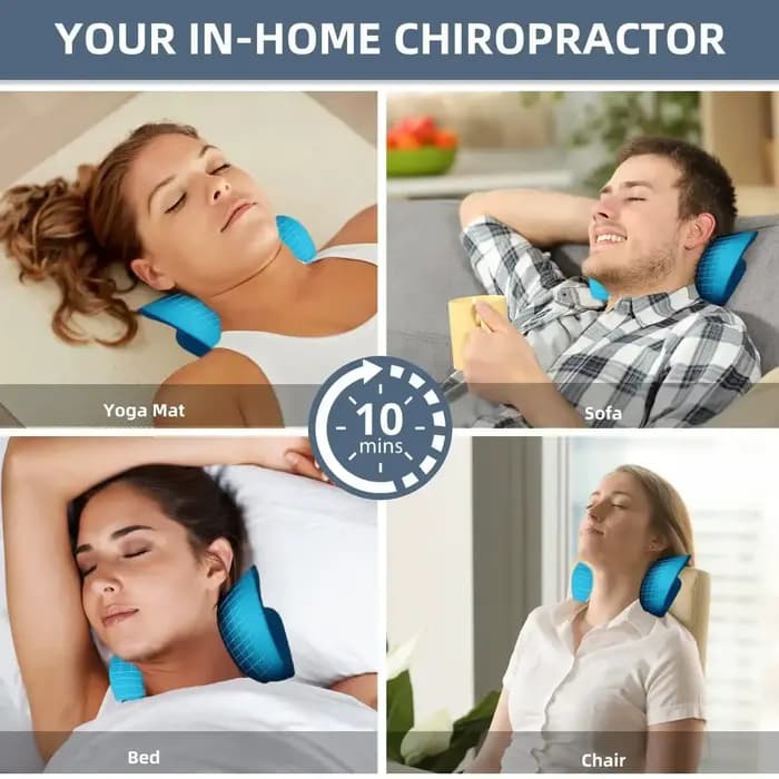 Dispositif de Traction cervicale pour relaxation du cou et des épaules, pour soulager la Tension mus
