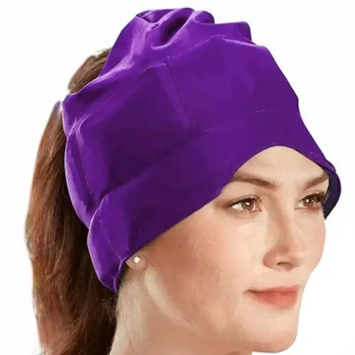 Masque ou bonnet de glace pour instituts de sauna, masseur de tête, thérapie chaude et froide, utili