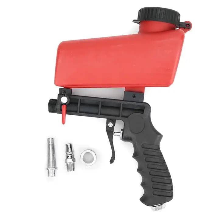 Pistolet de sablage réglable, Machine de sablage Portable, petite machine de sablage pneumatique por