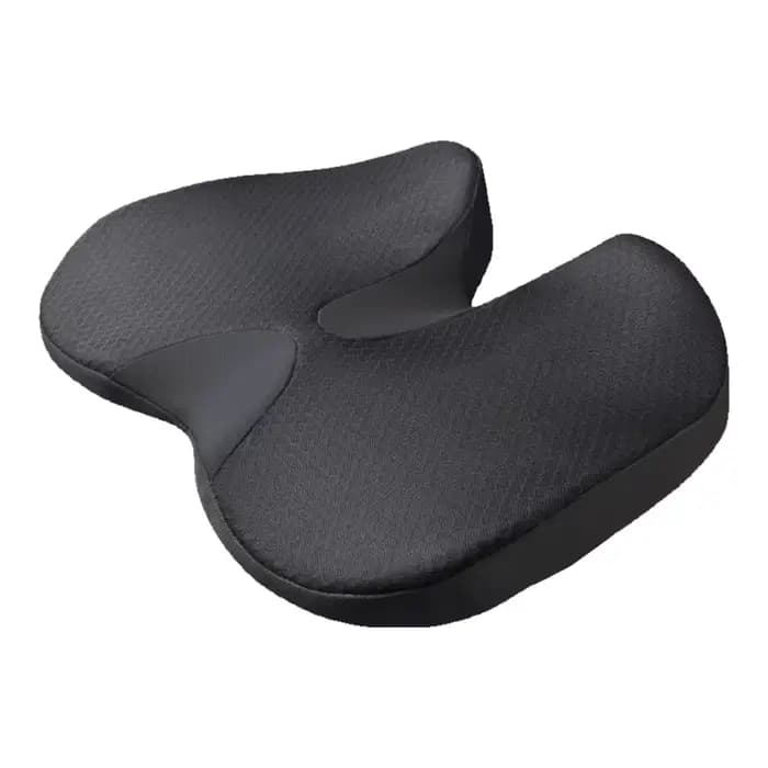 Coussin en mousse à mémoire de forme pour soulager la douleur coccygienne, idéal pour le bureau et l