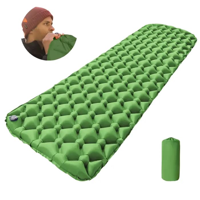 Coussin d'air gonflable, matelas gonflable Portable pour Camping/maison/coussin d'air à gonflage rap