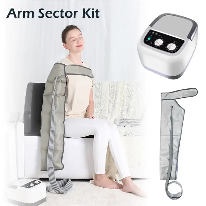 Machine pneumatique de pression d'onde d'air de taille de bras de thérapie de Massage des pieds de j