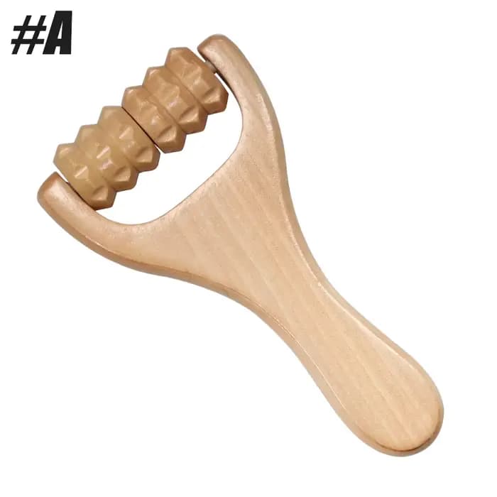 Rouleau de Massage en bois, 1 pièce, auto-massage instantané de la taille, des cuisses, des jambes, 