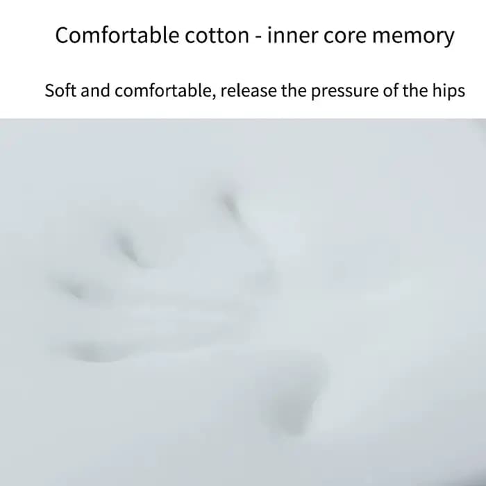 Coussin de siège ergonomique en coton à mémoire de forme pour étudiant, coussin pour hémorroïdes, ou