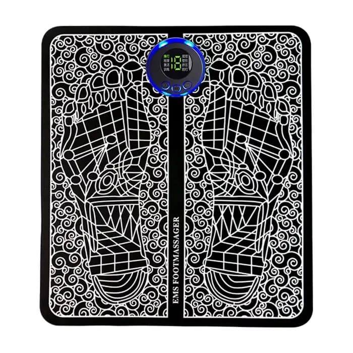 Masseur de circulation sanguine des pieds EMS, 8 modes, stimulateur musculaire des jambes rechargeab