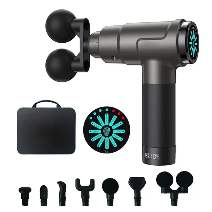 Pistolet de Massage musculaire 50w haute puissance 1500mAh pistolet de Fascia de Massage profond éle