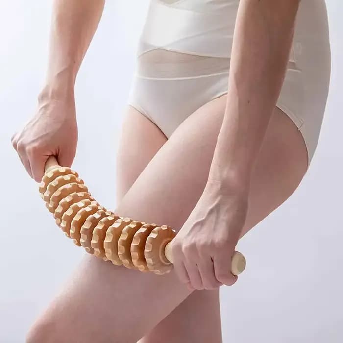 Rouleau en bois pour la Cellulite du ventre, outils de Massage thérapeutique en bois pour la mise en